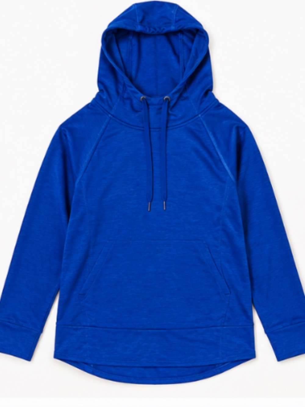 Men's Blue Hooded Pullover Sweater